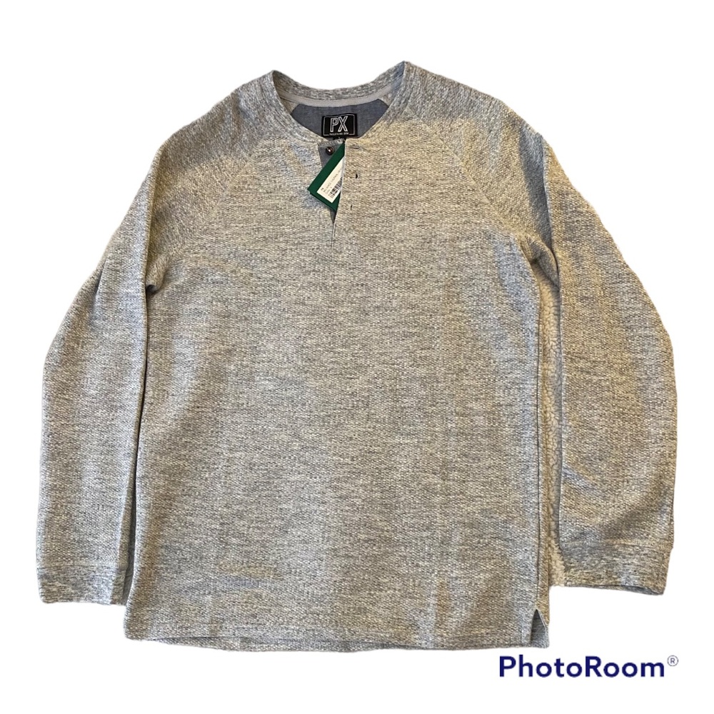 Melange Thermal Henley for Men